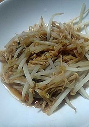 「もやしと刻み昆布のなめ茸和え」-レシピのメイン写真