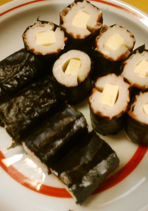 おつまみ　チーズ入りちくわの海苔巻き-レシピのメイン写真