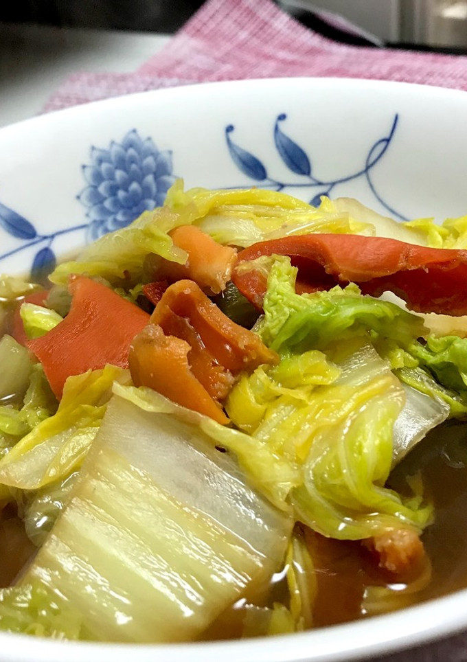みる貝と白菜の煮物-レシピのメイン写真