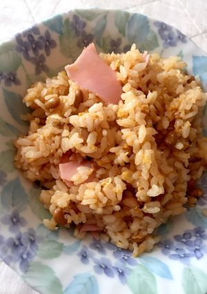 適当！簡単！納豆チャーハン-レシピのメイン写真