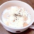 レンジで簡単!豆腐コンソメスープ