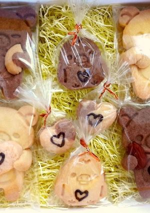 型抜き リラックマ だっこクッキー-レシピのメイン写真