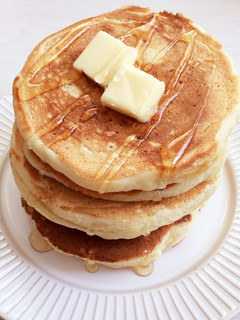 簡単豆腐でホットケーキ卵なし牛乳なし-レシピのメイン写真
