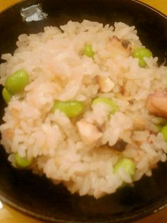 たこと枝豆の炊き込みご飯-レシピのメイン写真