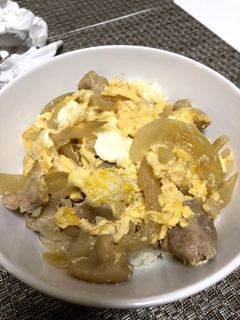 簡単☆麺つゆで親子丼-レシピのメイン写真