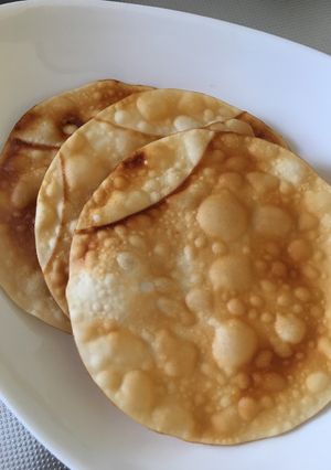 簡単！餃子皮煎餅-レシピのメイン写真