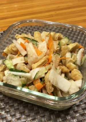 常備菜★さっぱり大根の甘酢ゴマ和え！-レシピのメイン写真