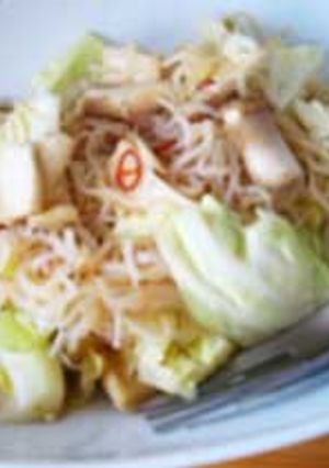 【ダイエット】ピリ辛味噌の白滝パスタ-レシピのメイン写真