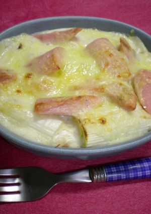 お餅のホワイトソースグラタン-レシピのメイン写真