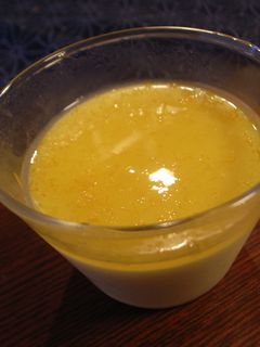 プリンに柚子蜜-レシピのメイン写真