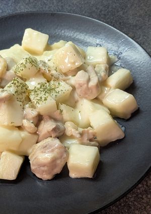 トロッと旨い♡かぶと鶏もも肉のクリーム煮-レシピのメイン写真