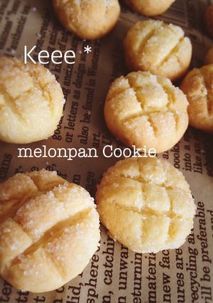 簡単メロンパンクッキー-レシピのメイン写真