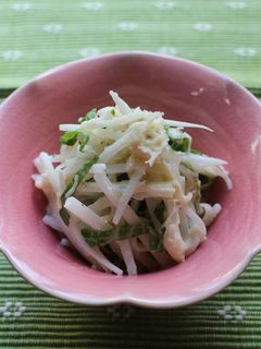 大根とホタテの大葉和え-レシピのメイン写真