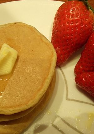 ふわもち海外で手作りホットケーキ-レシピのメイン写真