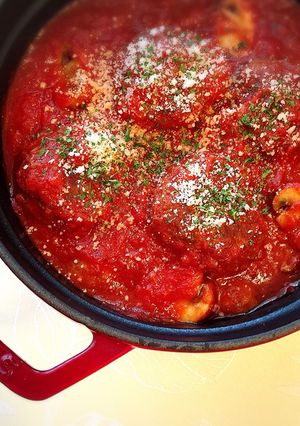 ミートボールのトマト煮込み-レシピのメイン写真