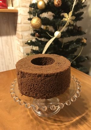 大人なチョコレートシフォンケーキ-レシピのメイン写真