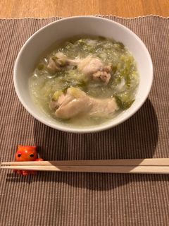 手羽元と長ネギの生姜スープ-レシピのメイン写真