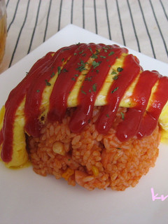 カフェ風ふわふわオムライス-レシピのメイン写真