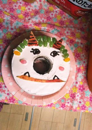節分！鬼シフォン-レシピのメイン写真