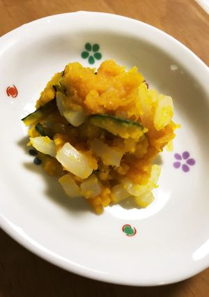 簡単☆かぼちゃとこんにゃくのサラダ-レシピのメイン写真