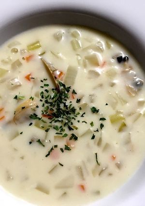 ☆野菜たっぷり☆本格クラムチャウダー☆-レシピのメイン写真