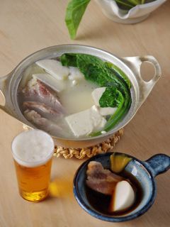 かぶとほうれんそうの塩豚鍋-レシピのメイン写真