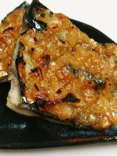鯖のネギ味噌焼き-レシピのメイン写真