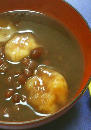 麸でぜんざい-レシピのメイン写真