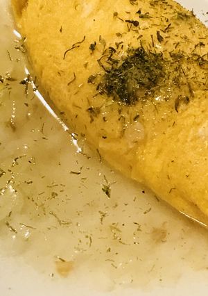 ネギの餡かけソース☆出汁巻オムレツ-レシピのメイン写真