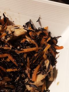 根菜とひじきの胡麻炒め-レシピのメイン写真