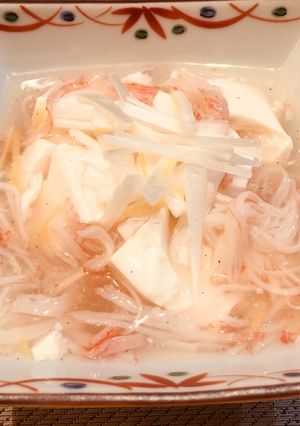 豆腐とカニカマのとろみ汁-レシピのメイン写真