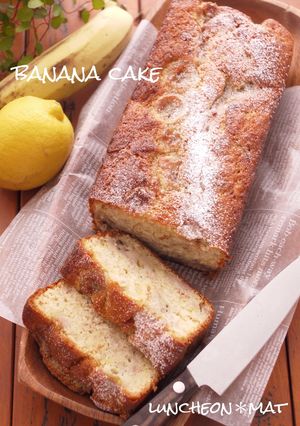 完熟バナナケーキ♪カラメルバナナ♪朝食-レシピのメイン写真