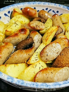 ソーセージとじゃがいものオーブン焼き-レシピのメイン写真