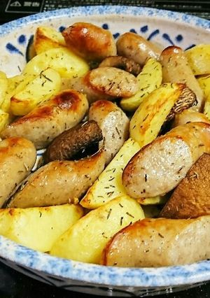 ソーセージとじゃがいものオーブン焼き-レシピのメイン写真
