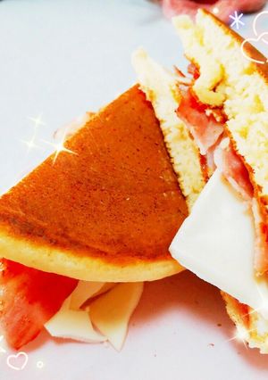 ホットケーキアレンジ☆ サンドするだけ‼-レシピのメイン写真