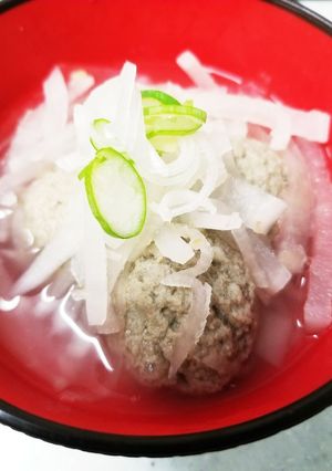 市販簡単★魚つみれ汁★妊娠幼児介護食に-レシピのメイン写真