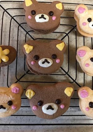 バレンタインにも手作りリラックマブッセ♡-レシピのメイン写真