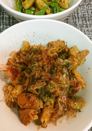 豚モツ２種炒め(七味・カレー粉)-レシピのメイン写真