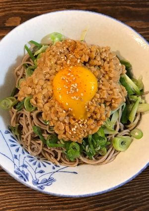 喉越しツルン♡冷やし納豆蕎麦-レシピのメイン写真