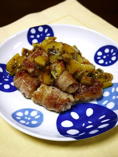 簡単!肉巻きアーモンド☆キウイソース-レシピのメイン写真