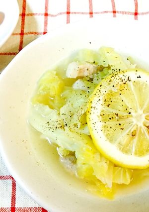 キャベツと豚バラの塩レモン煮-レシピのメイン写真