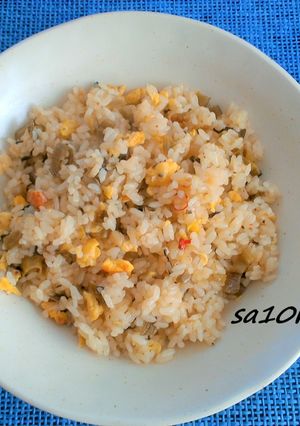 追い高菜で本格！炊き込み高菜ピラフ！-レシピのメイン写真