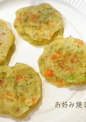離乳食後期◎簡単お好み焼き-レシピのメイン写真