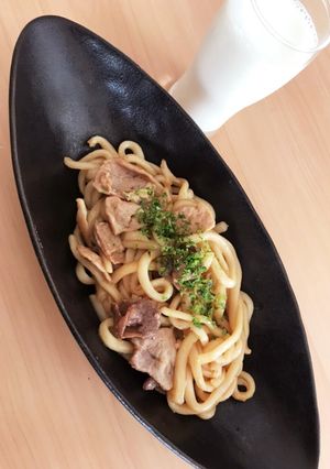 超簡単すぎる☆肉焼きうどん-レシピのメイン写真