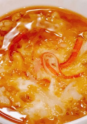 レンジで簡単！かに玉丼の甘酢あんかけ-レシピのメイン写真