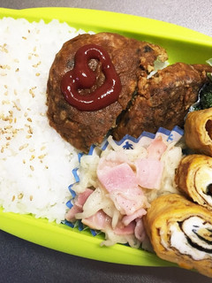 旦那弁当30♥塩っ気多くなっちゃった弁当-レシピのメイン写真
