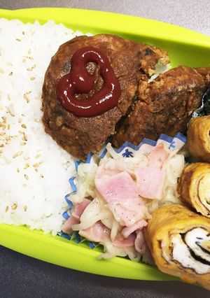 旦那弁当30♥塩っ気多くなっちゃった弁当-レシピのメイン写真