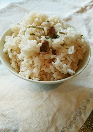 煎り大豆(豆まきの残り豆)塩こんぶご飯-レシピのメイン写真