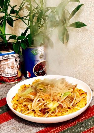 簡単ズボラ男飯の餡かけ焼きそば-レシピのメイン写真