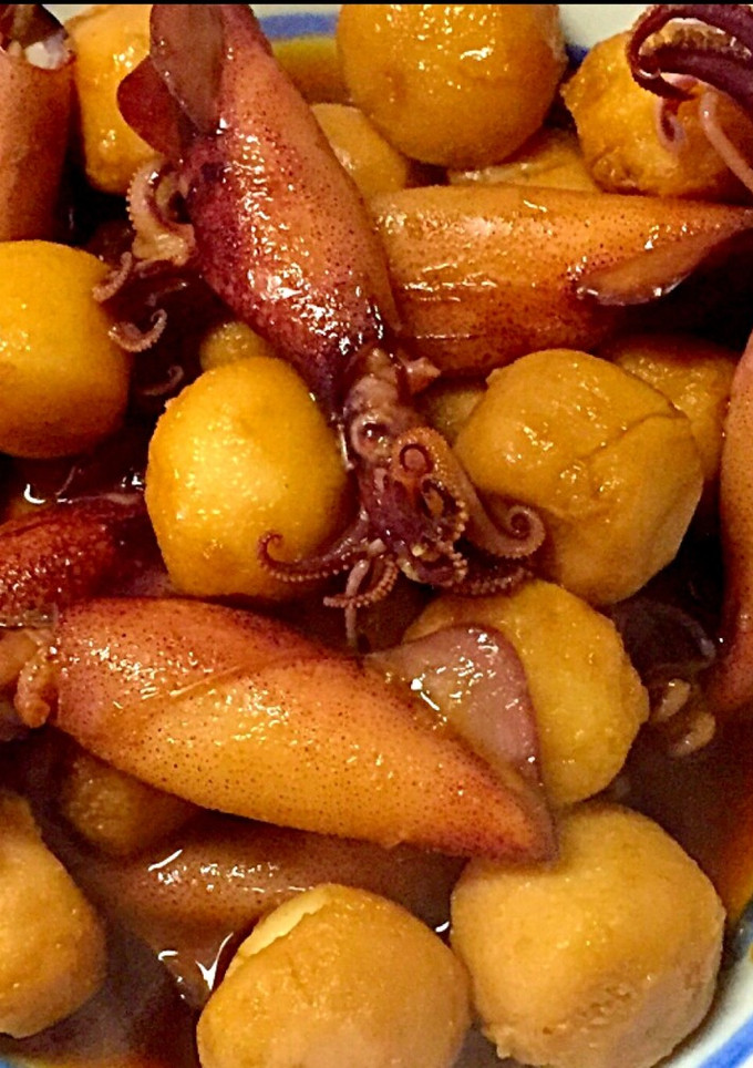 簡単 里芋とイカの煮物-レシピのメイン写真